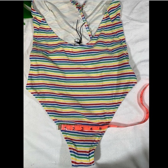NEW Solid & Striped The Nadine Stripe One-Piece‎ Swimsuit SZ Medium - Picture 6 of 9